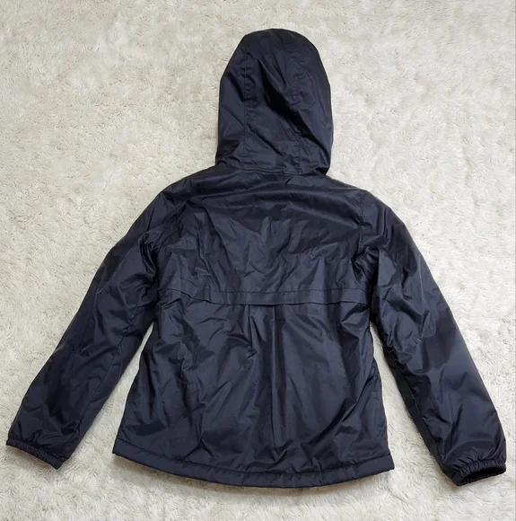 Columbia Black Hooded Cozy Jacket Girls Sz Small 7/8 - Picture 6 of 10